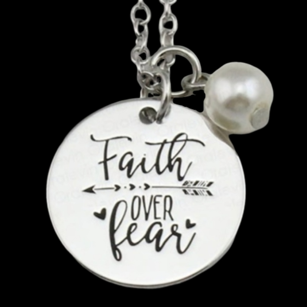 Faith over Fear  Necklace
